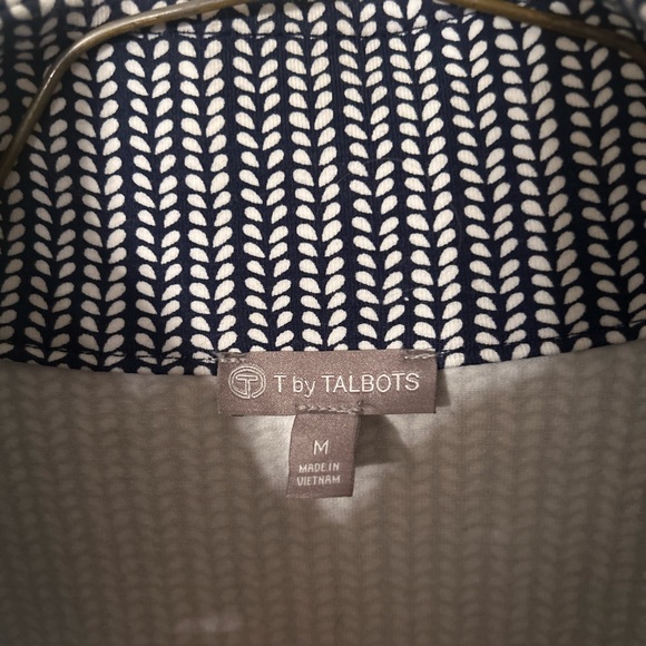Talbots’s Blue and White Athletic Jacket - Picture 3 of 3